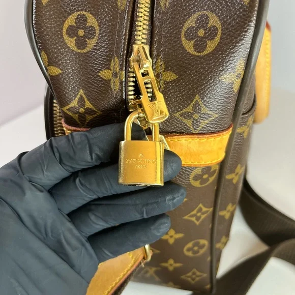 Louis Vuitton Monogram Icare Laptop Bag Messenger Brown Canvas Shoulder Strap - Picture 8 of 16